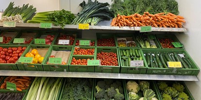 regionale Produkte - Gemüse: Paprika - Baden-Württemberg - Ein Teil unserers Gemüse-Sortiments - Bioland Gärtnerei Dänzer
