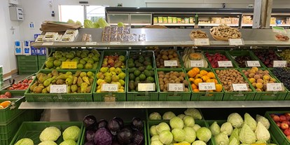 regionale Produkte - Gemüse: Pilze - Baden-Württemberg - Ein Teil unserers Obst-Sortiments - Bioland Gärtnerei Dänzer