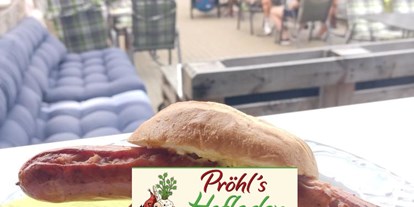 regionale Produkte - Gemüse: Paprika - Sonntags öffnen wir immer ab 12.00 Uhr unsere Grillhütte.
PS: Auch in der kalten Jahreszeit - Pröhl's Hofladen