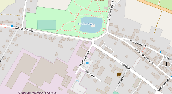 Hofladen auf Satellitenbild