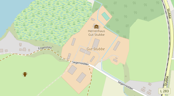 Hofladen auf Satellitenbild