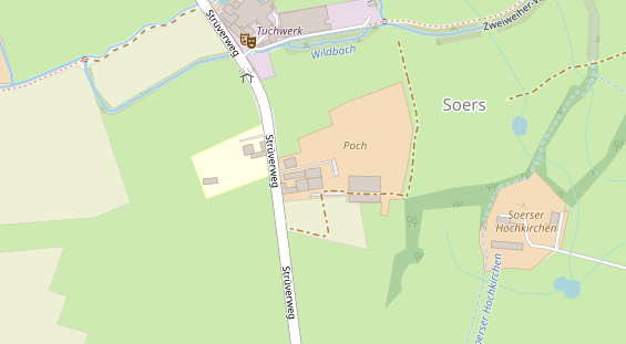 Hofladen auf Satellitenbild