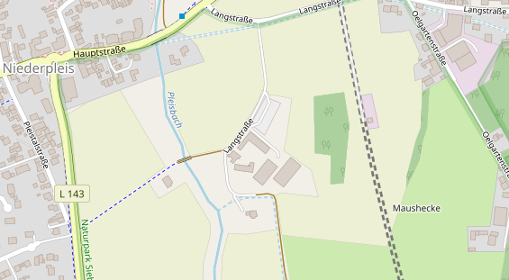 Hofladen auf Satellitenbild