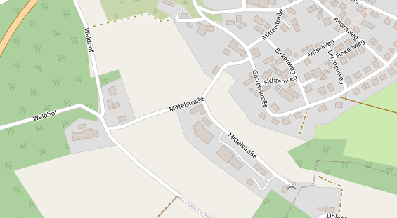 Hofladen auf Satellitenbild