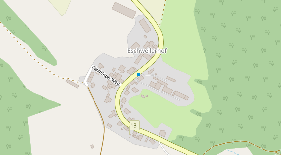 Hofladen auf Satellitenbild