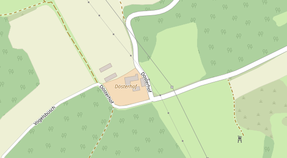 Hofladen auf Satellitenbild