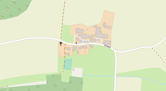 Hofladen auf Satellitenbild