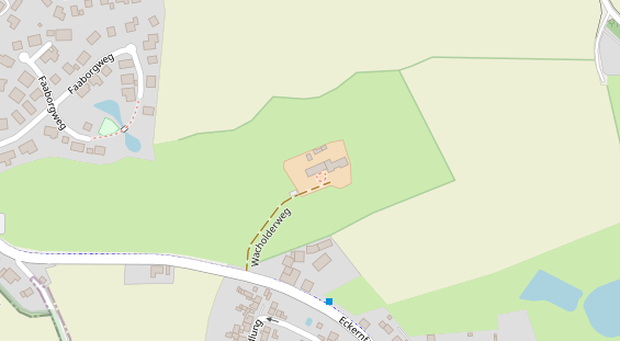 Hofladen auf Satellitenbild