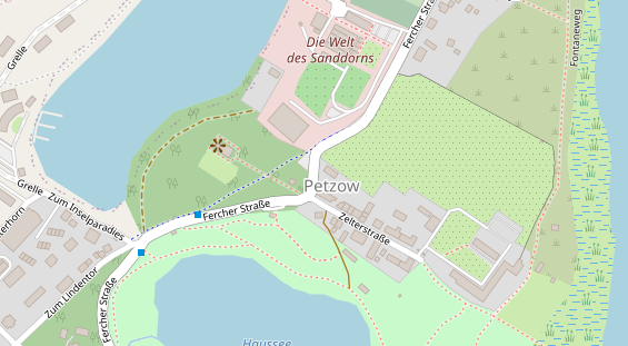 Hofladen auf Satellitenbild