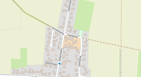 Hofladen auf Satellitenbild