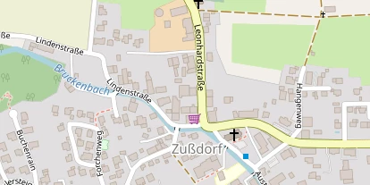 Hofladen auf Satellitenbild