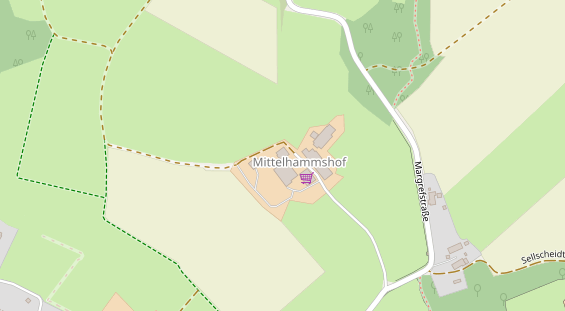 Hofladen auf Satellitenbild