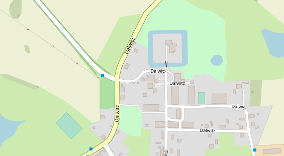 Hofladen auf Satellitenbild