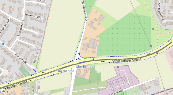 Hofladen auf Satellitenbild