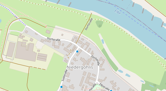 Hofladen auf Satellitenbild