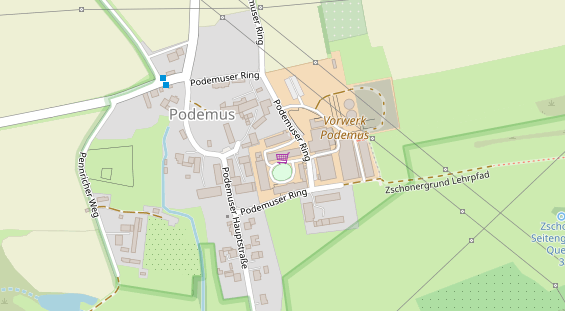 Hofladen auf Satellitenbild