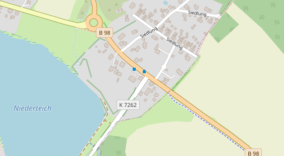 Hofladen auf Satellitenbild