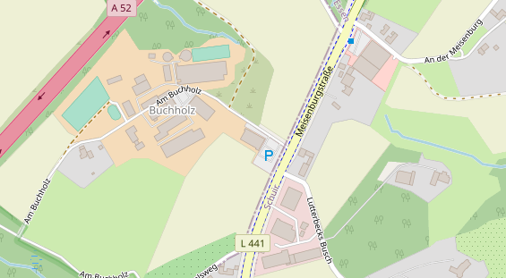 Hofladen auf Satellitenbild