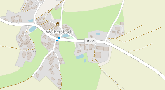 Hofladen auf Satellitenbild