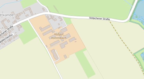 Hofladen auf Satellitenbild