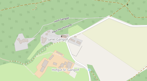 Hofladen auf Satellitenbild