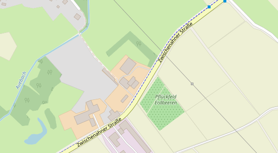 Hofladen auf Satellitenbild