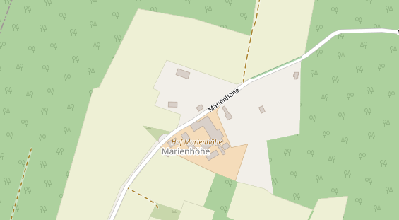 Hofladen auf Satellitenbild