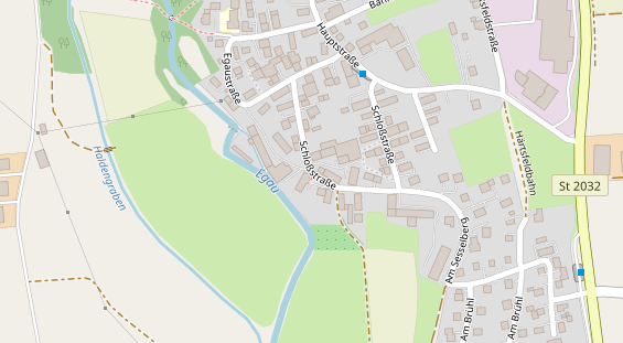 Hofladen auf Satellitenbild