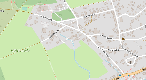 Hofladen auf Satellitenbild