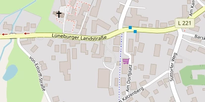 Hofladen auf Satellitenbild