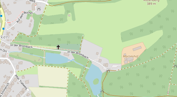 Hofladen auf Satellitenbild