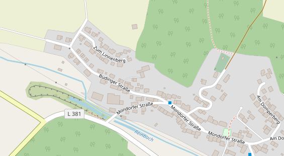 Hofladen auf Satellitenbild