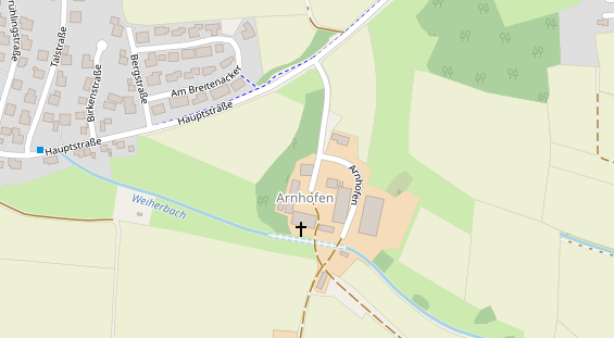 Hofladen auf Satellitenbild