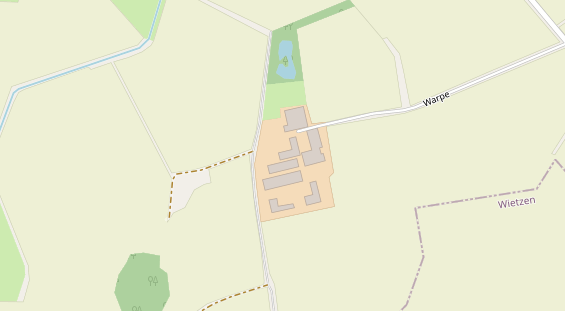 Hofladen auf Satellitenbild