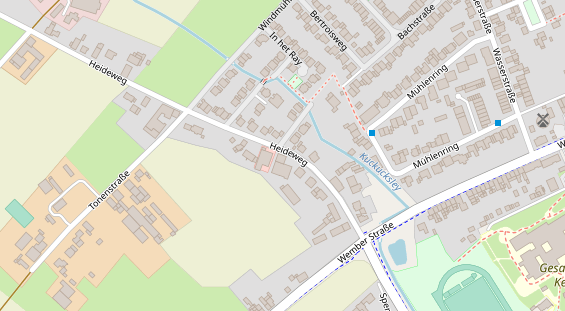 Hofladen auf Satellitenbild