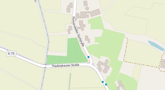 Hofladen auf Satellitenbild