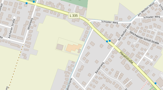 Hofladen auf Satellitenbild