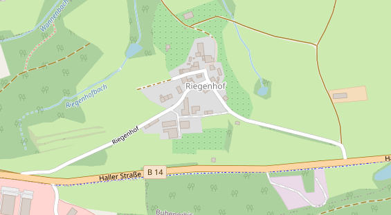 Hofladen auf Satellitenbild