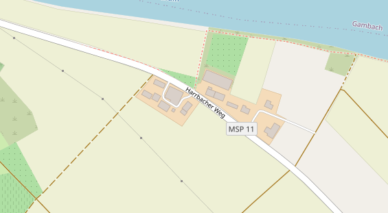 Hofladen auf Satellitenbild