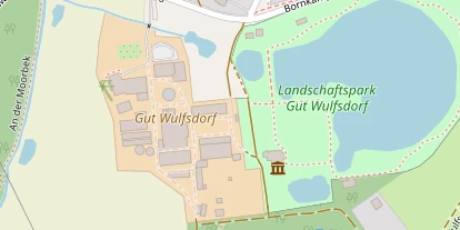 Hofladen auf Satellitenbild