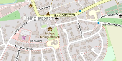 Hofladen auf Satellitenbild