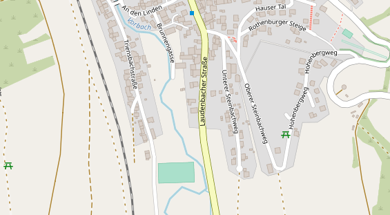 Hofladen auf Satellitenbild