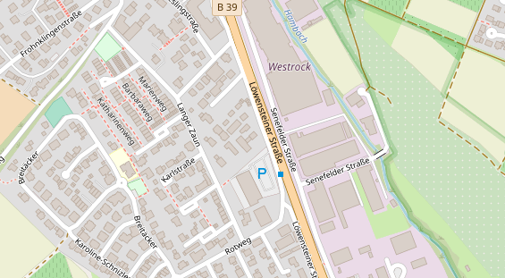 Hofladen auf Satellitenbild