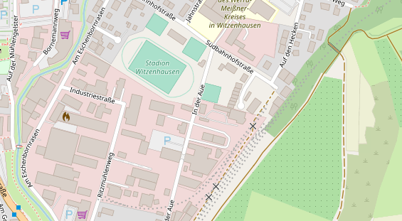 Hofladen auf Satellitenbild