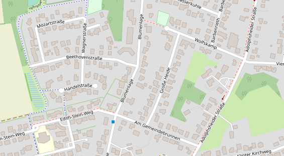 Hofladen auf Satellitenbild