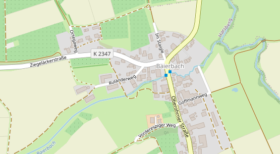 Hofladen auf Satellitenbild