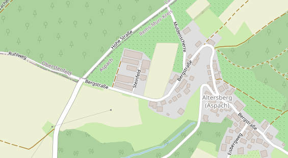 Hofladen auf Satellitenbild