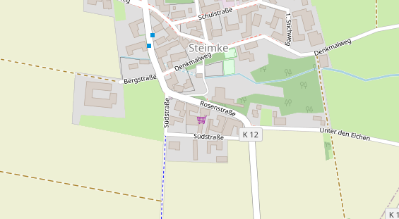 Hofladen auf Satellitenbild