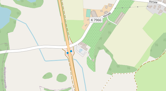 Hofladen auf Satellitenbild