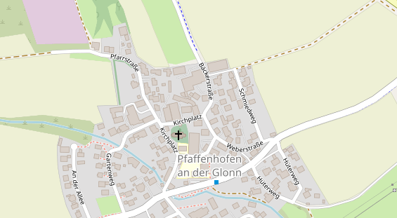 Hofladen auf Satellitenbild